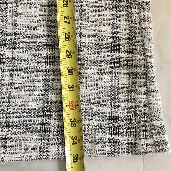 Womans Mellowday Size 2X White Black Open Front Cardigan Coat - Picture 7 of 8